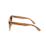 Hermosa Zebra Wood Sunglasses