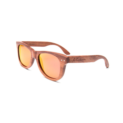Melrose Red Rosewood Sunglasses