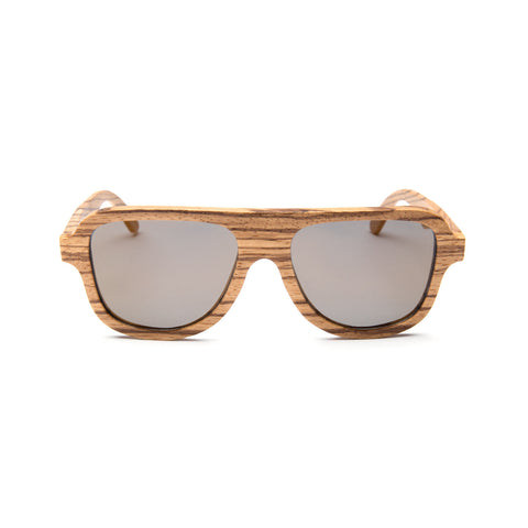 Gaslamp Zebra Wood Sunglasses
