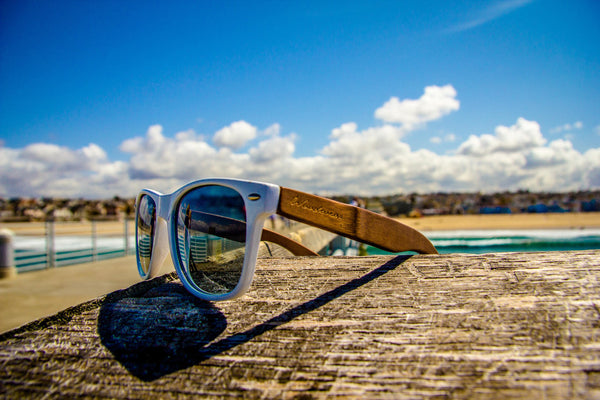 Woodwear Sunglasses - White Malibu model