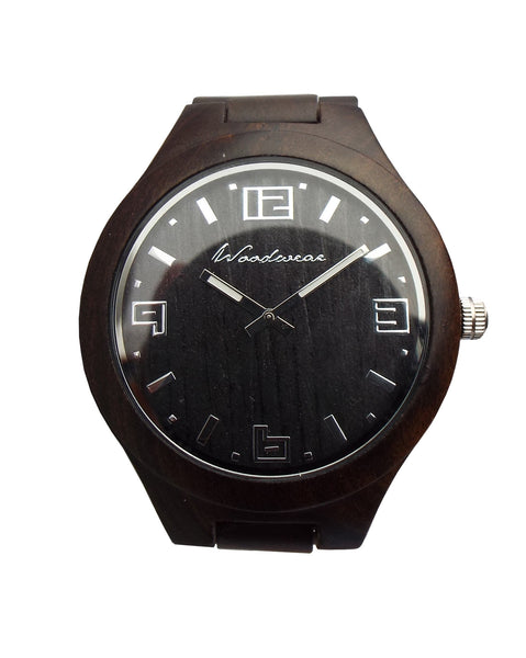 Mammoth Wood Watch - 60mm XLarge Face - Brown
