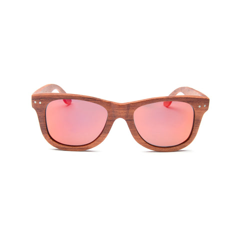 Melrose Red Rosewood Sunglasses