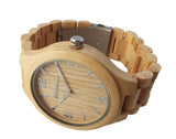 Mammoth Wood Watch - 55mm Large Face - Tan