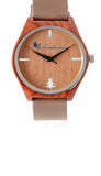 Sonoma Watch Collection - Brown Strap/Redwood Case