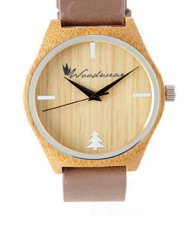 Sonoma Watch Collection - Brown Strap/Bamboo Case
